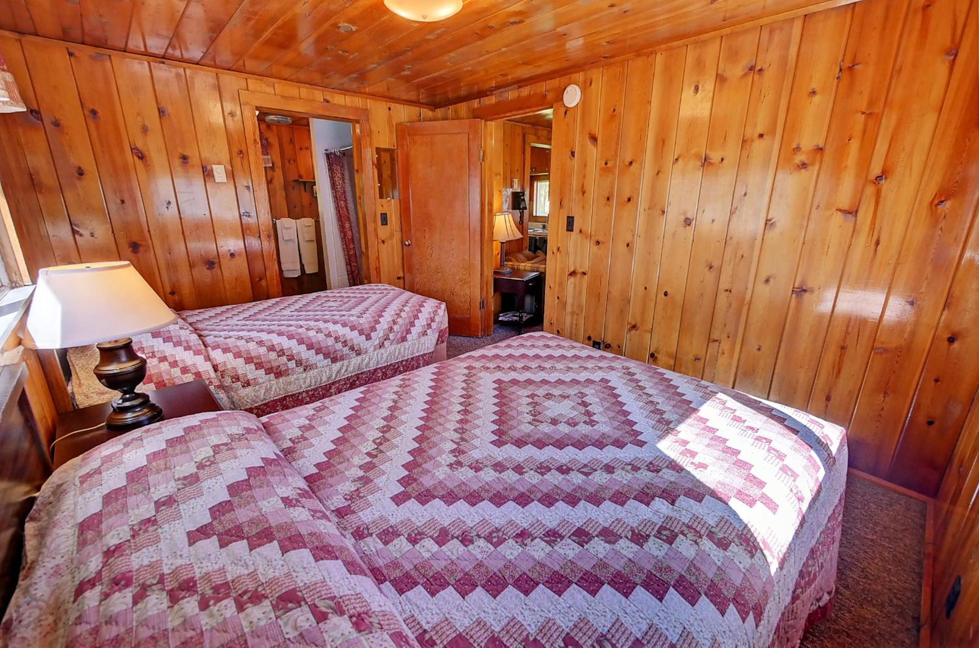 120 Cabin 2 Double Bed With Sofa Sleeper Villa Twisp Exterior foto